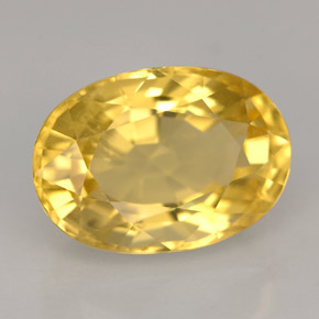Escapolita amarillo natural de 5,53 ct, corte óvalo, VVS-VS