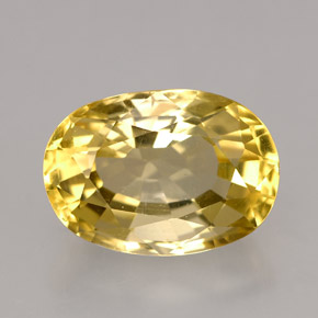 Escapolita amarillo natural de 3,48 ct, corte óvalo, VVS-VS