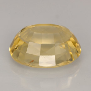 Escapolita amarillo natural de 5,95 ct, corte óvalo, VS