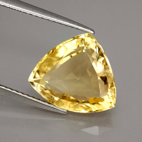Escapolita amarillo natural de 4,85 ct, trillón, VVS-VS