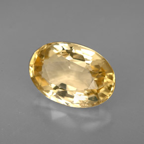 Escapolita amarillo natural de 3,17 ct, corte óvalo, VS