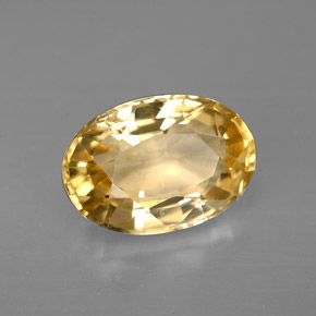 Escapolita amarillo natural de 3,17 ct, corte óvalo, VS