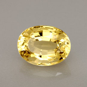 Escapolita amarillo natural de 2,89 ct, corte óvalo, VVS-VS