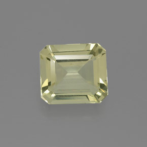 Escapolita Amarillo natural de 1.47 ct, corte esmeralda, VS
