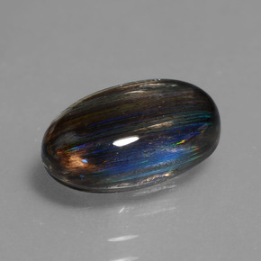 Escapolita multicolor natural de 3,89 ct, corte óvalo, transparente