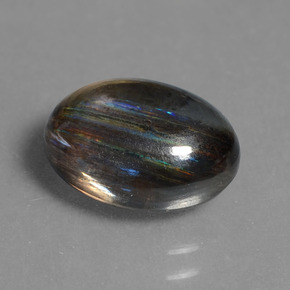 Escapolita multicolor natural de 3,85 ct, corte óvalo, transparente