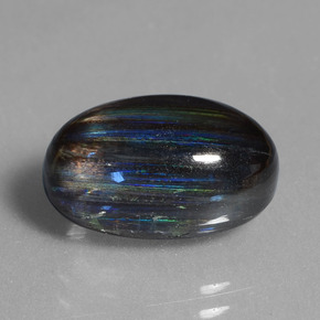 Escapolita multicolor natural de 6,73 ct, corte óvalo, transparente