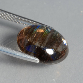 Escapolita multicolor natural de 4,21 ct, corte óvalo, transparente