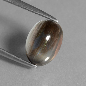 Escapolita Arcoíris colorido natural de 2.74 ct, Corte Óvalo, Transparente