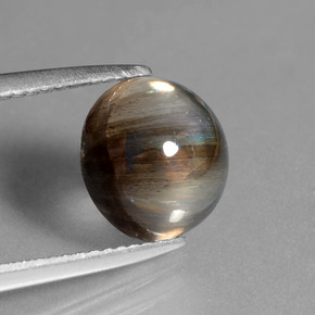 Escapolita multicolor natural de 2,72 ct, corte óvalo, transparente