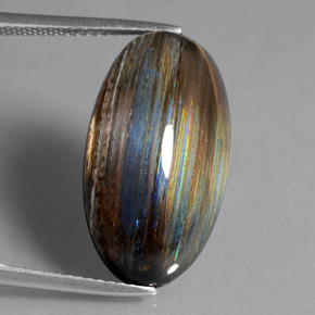 Escapolita multicolor natural de 13,48 ct, corte óvalo, translúcido