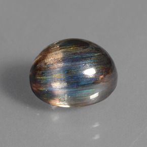 Escapolita multicolor natural de 4,52 ct, corte óvalo, transparente