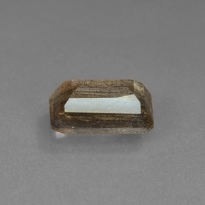 Escapolita Arcoíris colorido natural de 2.88 ct, corte esmeralda, Transparente