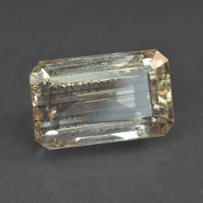 Escapolita multicolor natural de 8,96 ct, corte esmeralda, transparente