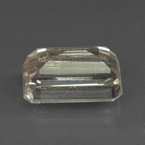 Escapolita multicolor natural de 8,96 ct, corte esmeralda, transparente