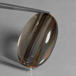 Escapolita Arcoíris colorido natural de 45.72 ct, Corte Óvalo, Transparente