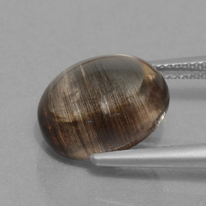 Escapolita multicolor natural de 10,54 ct, corte óvalo, transparente