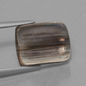 Escapolita multicolor natural de 10,40 ct, corte cojín, transparente