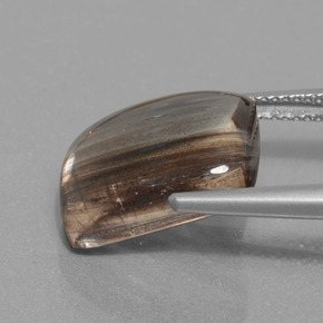 Escapolita multicolor natural de 10,40 ct, corte cojín, transparente