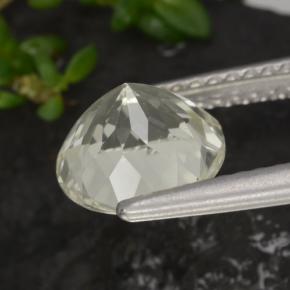 Escapolita amarillo natural de 1,75 ct, corte redondo, VVS-VS