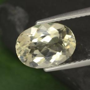 Escapolita amarillo natural de 1,99 ct, corte óvalo, VVS-VS