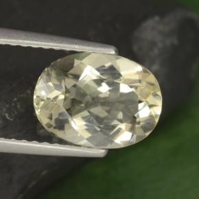Escapolita amarillo natural de 1,99 ct, corte óvalo, VVS-VS
