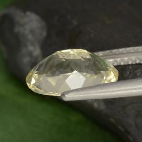 Escapolita amarillo natural de 1,99 ct, corte óvalo, VVS-VS