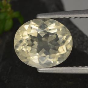 Escapolita amarillo natural de 1,72 ct, corte óvalo, VS