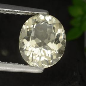 Escapolita amarillo natural de 1,69 ct, corte óvalo, VS