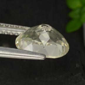 Escapolita amarillo natural de 1,69 ct, corte óvalo, VS
