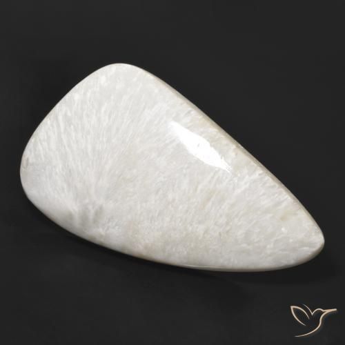Escolecita Blanco claro natural de 38.19 ct, Elegante, Opaco