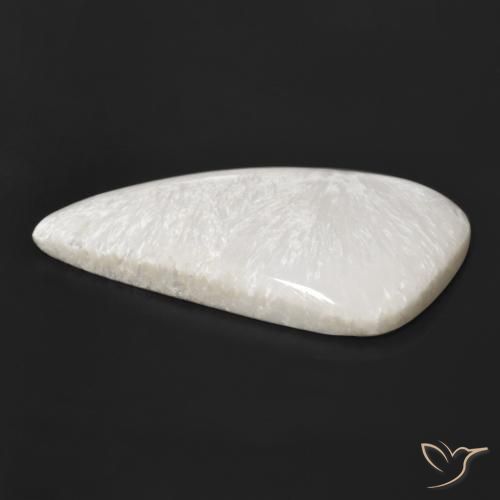 Escolecita Blanco claro natural de 38.19 ct, Elegante, Opaco