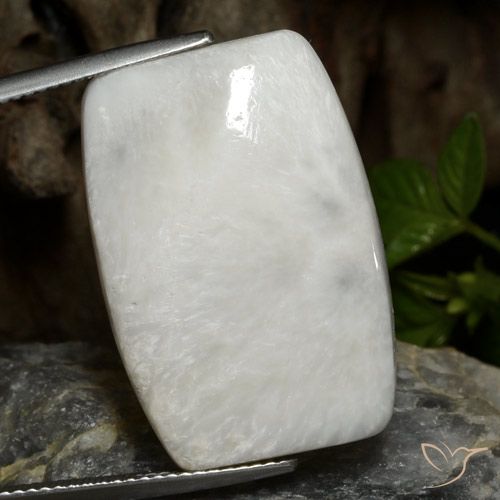 18.97ct Natural Blanco grisáceo claro Escolecita, Elegante, Opaco
