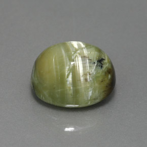 Serpentina verde natural de 2,93 ct, corte óvalo, opaco