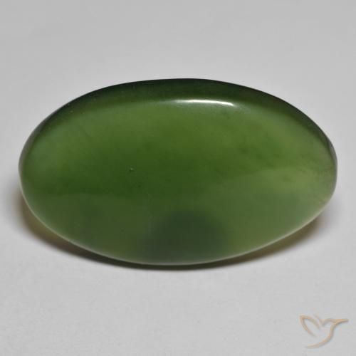28.03ct Natural Verde alga Serpentina, Ovalada, Translúcido