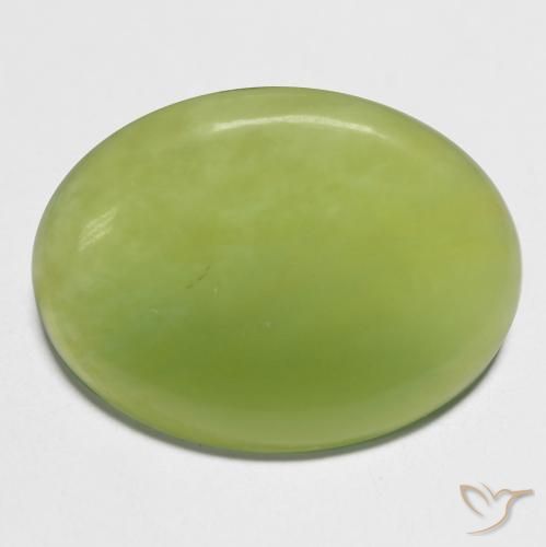 11.78ct Natural Verde vivo claro Serpentina, Ovalada, Translúcido