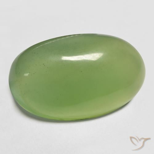 18.33ct Natural Verde cálido Serpentina, Ovalada, Translúcido
