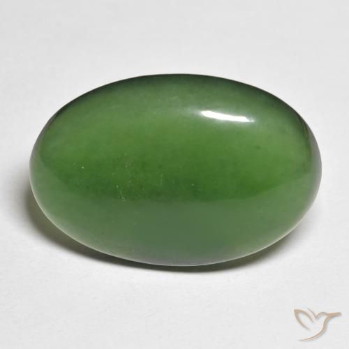 14.72ct Natural Verde Serpentina, Ovalada, Translúcido