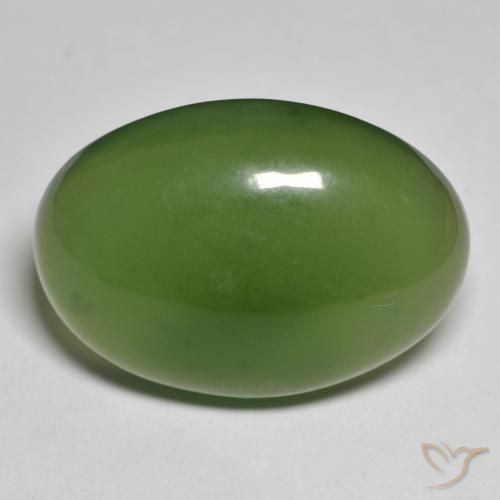 28.07ct Natural Verde oscuro Serpentina, Ovalada, Translúcido