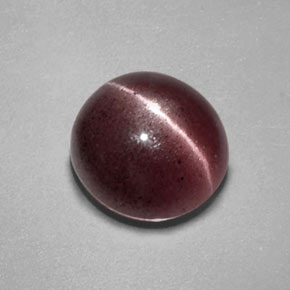 Sillimanite cat's eye marrón natural de 2,55 ct, transparente, transparente / translúcido