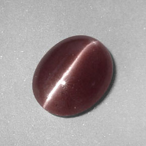 Silimanita Ojo de Gato Marrón natural de 2.02 ct, Transparente, Transparente / Translúcido