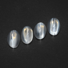 Gemas de Silimanita Ojo de Gato Humo natural de 4.50 ct, Corte Óvalo, Translúcido