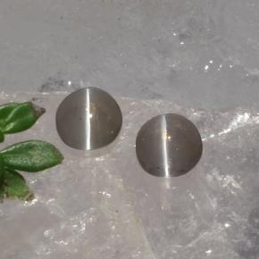 Gemas de Silimanita Ojo de Gato Humo natural de 1.15 ct, Corte Óvalo, Translúcido