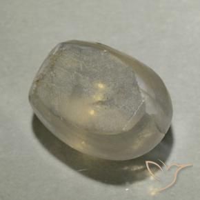 Silimanita Ojo de Gato Amarillo claro natural de 1.71 ct, Ovalada, Transparente