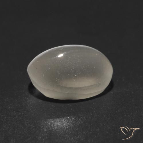 Silimanita Ojo de Gato Gris muy claro natural de 1.40 ct, Corte Óvalo, Translúcido