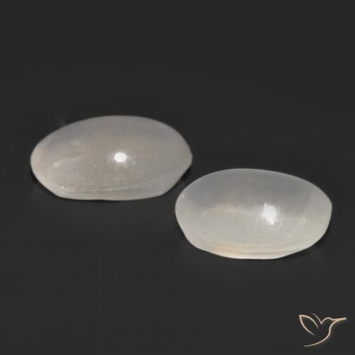 Gemas de Silimanita Ojo de Gato Gris muy claro natural de 1.15 ct, Ovalada, Transparente