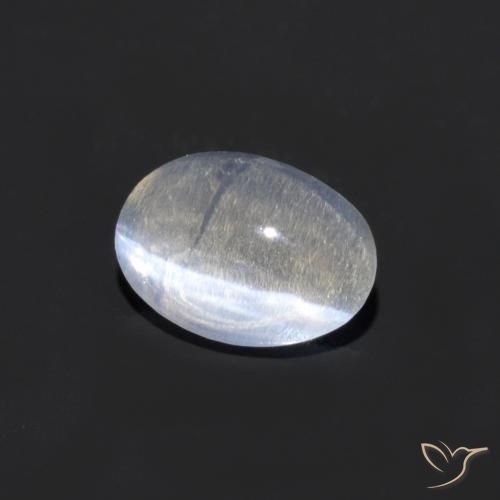 Silimanita Ojo de Gato Claro natural de 0.73 ct, Ovalada, Transparente