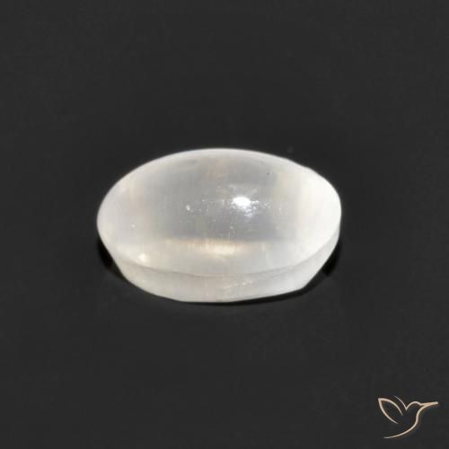 Silimanita Ojo de Gato Gris muy claro natural de 0.77 ct, Ovalada, Opaco