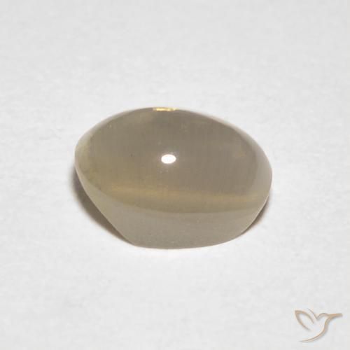 Silimanita Ojo de Gato Marrón tortilla claro natural de 0.98 ct, Ovalada, Transparente