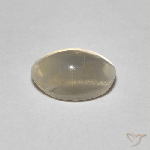 Silimanita Ojo de Gato Marrón tortilla claro natural de 1.08 ct, Ovalada, Transparente